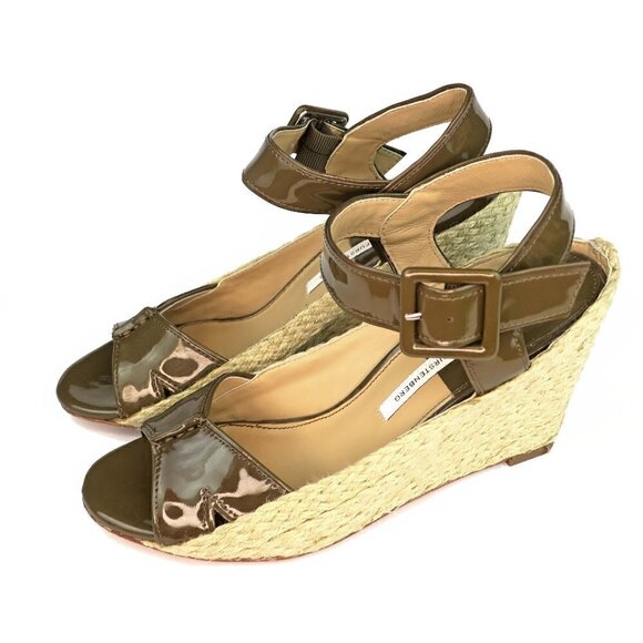 Diane von Furstenberg Sudan Espadrille Sandals 8M - Picture 2 of 6